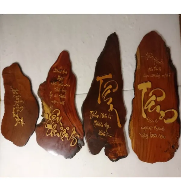 Tranh gỗ chữ thư pháp-Nét nghệ thuật chưa bao giờ lỗi thời