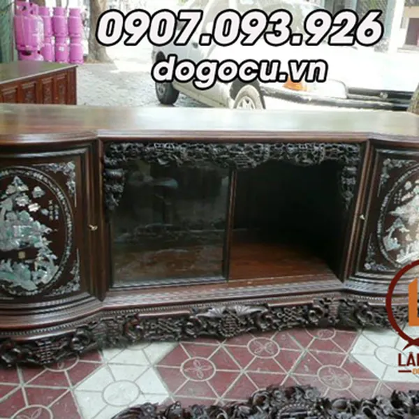 Tủ chè cổ cánh cong - Đồ nội thất độc đáo cho mọi nhà