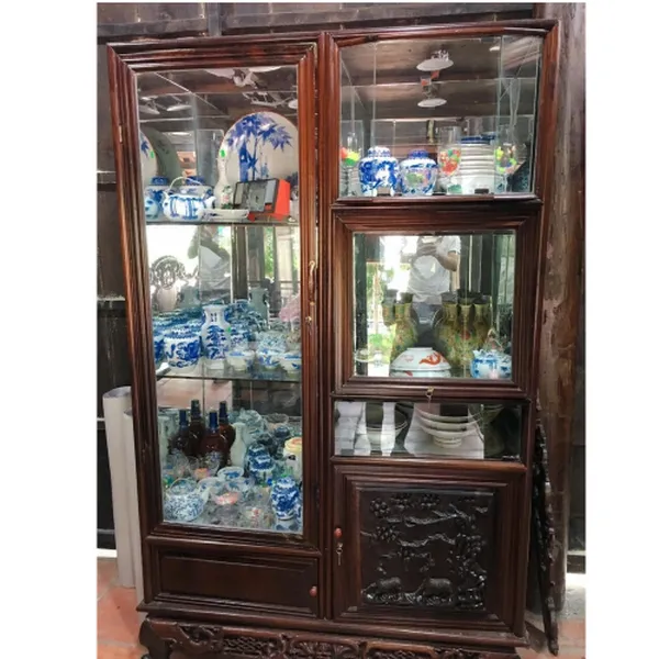 Tủ ly xưa gỗ mật giá rẻ, sang trọng và chắc chắn