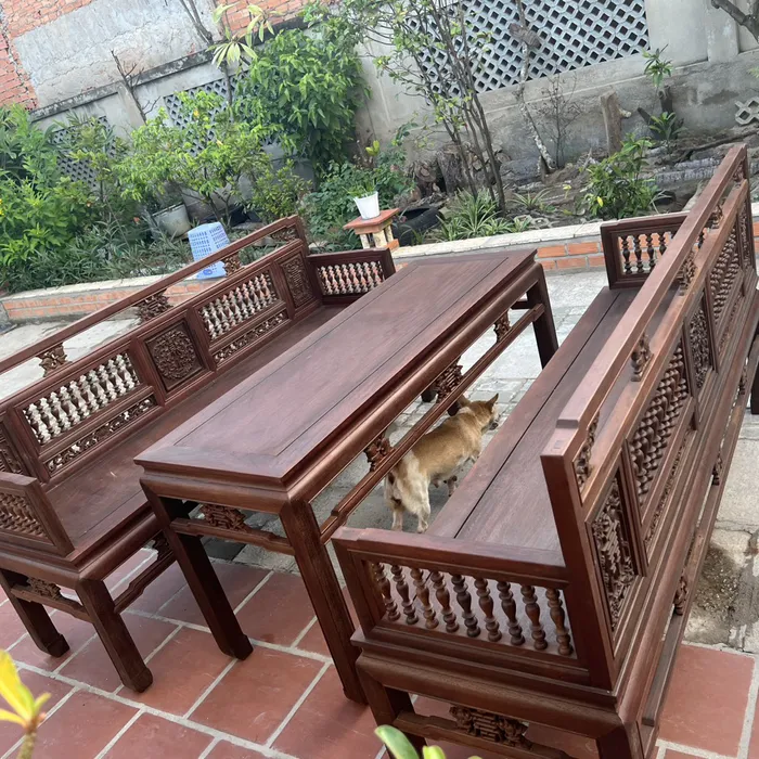 Bộ bàn ghế trường kỷ Gỗ Lim - Sự sang trọng đẳng cấp