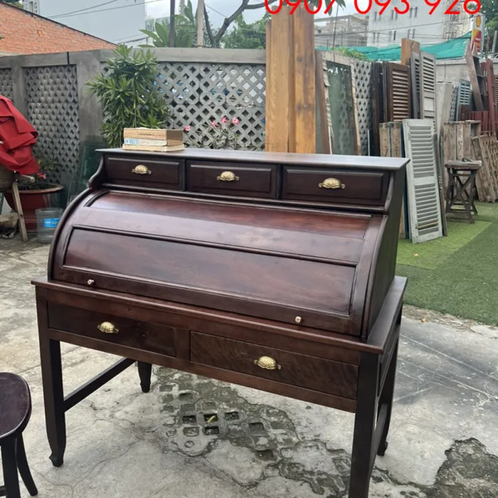 Bàn làm việc bằng gỗ tự nhiên - Tinh hoa trong từng chi tiết