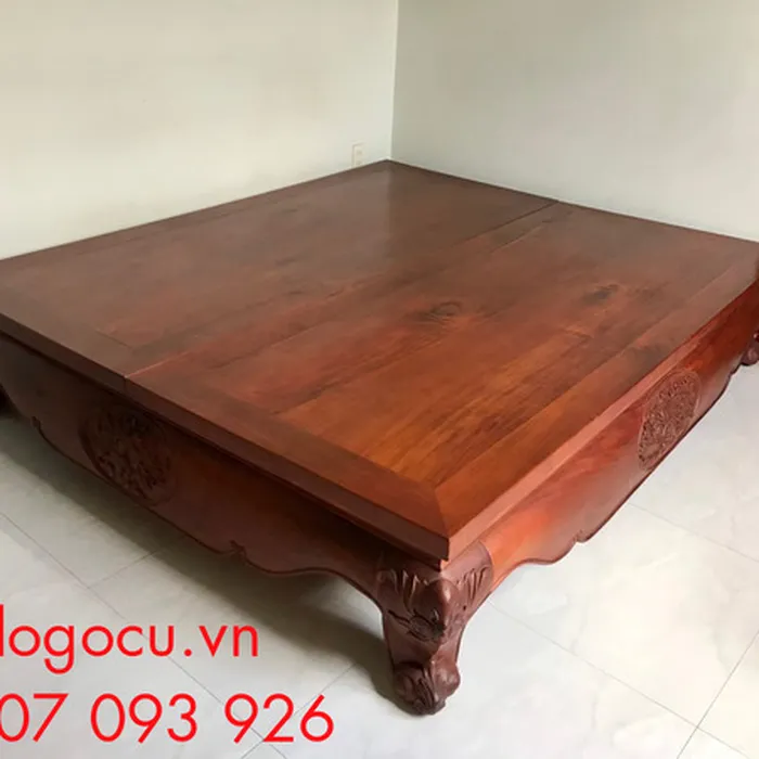 Sập gỗ cũ gỗ Sao - Nét đẹp tinh tế từ gỗ quý