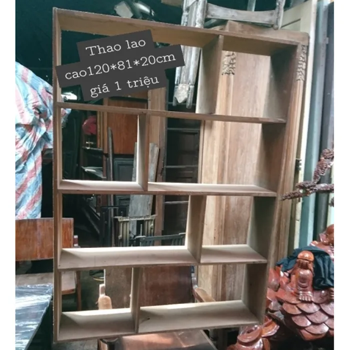 Kệ xưa gỗ Thao Lao (1m20*81cm*20cm)