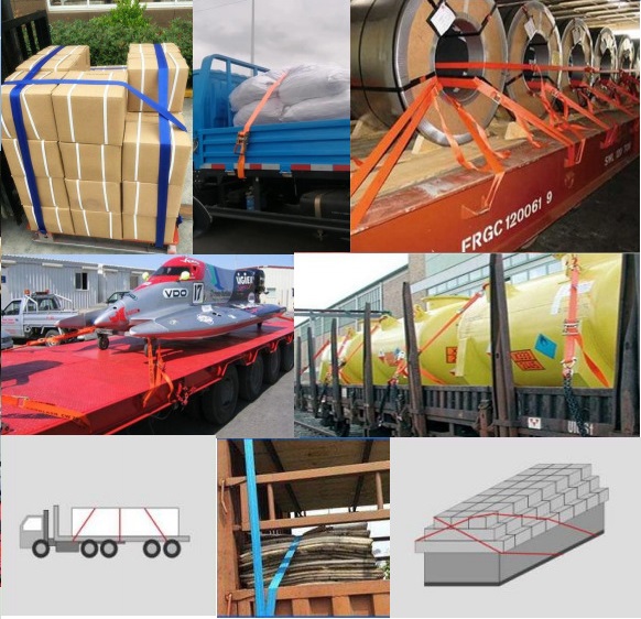 Ứng Dụng Dây chằng hàng tăng đơ 3 tấn bản 5cm 2 đầu móc thép tròn tùy chọn Ứng Dụng Dây chằng hàng tăng đơ 3 tấn bản 5cm 2 đầu móc thép tròn tùy chọn