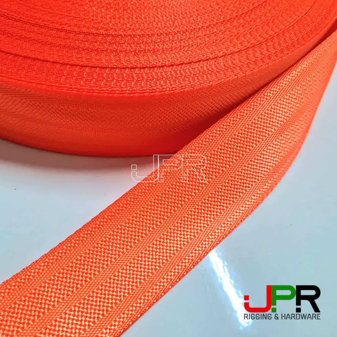 Dây Đai Polyester Bản 38mm Màu Cam Đỏ Dạ Quang Dây Đai Polyester Bản 38mm Màu Cam Đỏ Dạ Quang