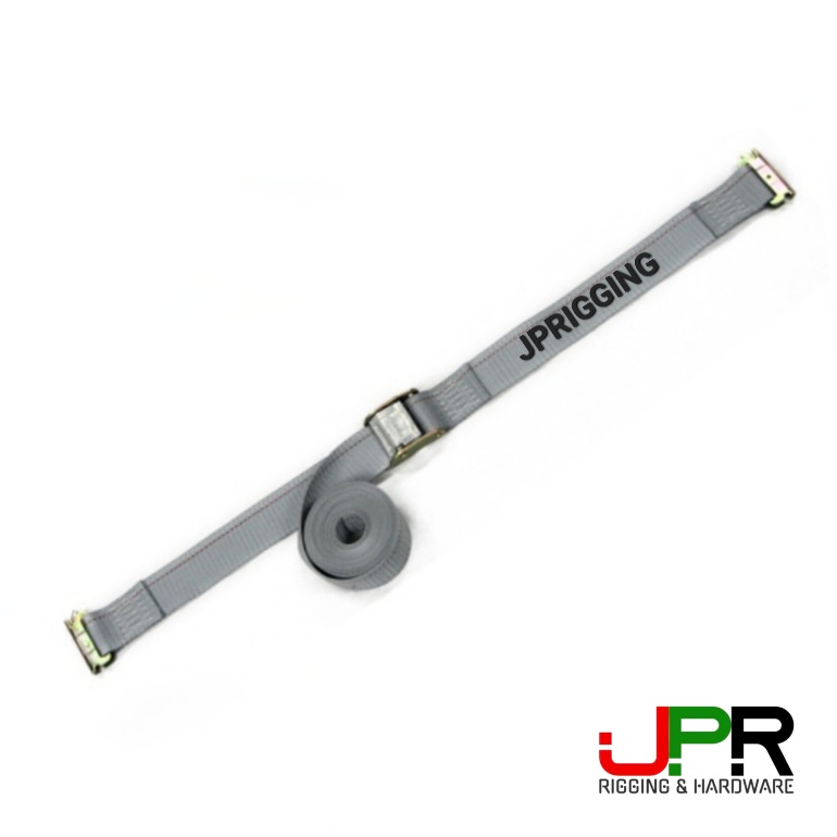 Dây chằng hàng khóa cam bản 50mm 2 đầu E-track Dây chằng hàng khóa cam bản 50mm 2 đầu E-track