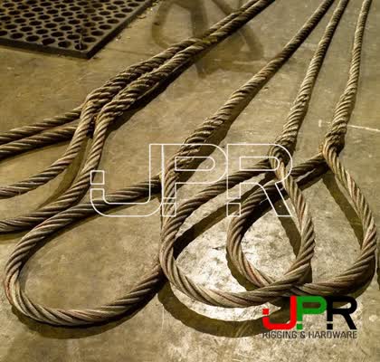 Cấu tạo Sling cáp thép chầu 2 đầu mắt mềm Cấu tạo Sling cáp thép chầu 2 đầu mắt mềm