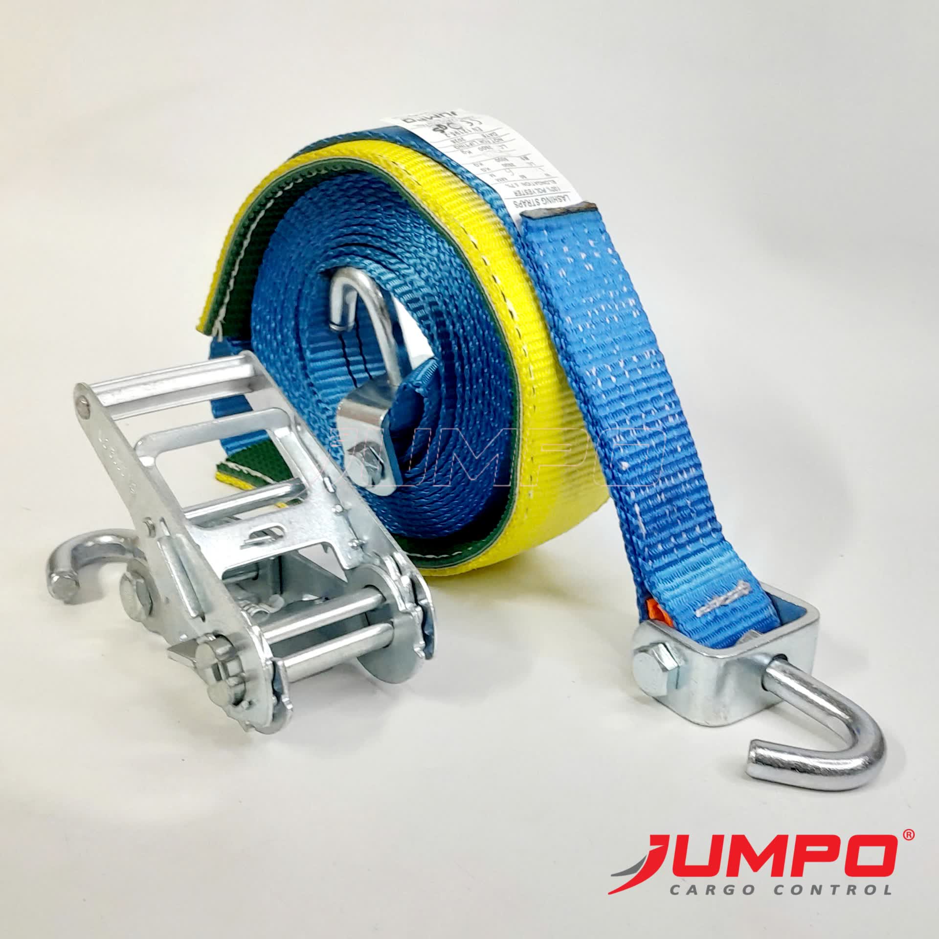 Bộ dây chằng hàng bánh xe ô tô bản 50mm 5000kg Bộ dây chằng hàng bánh xe ô tô bản 50mm 5000kg