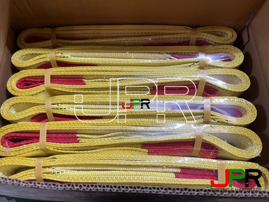 Cáp vải cẩu hàng bản 75mm 3 tấn màu vàng là gì? Cáp vải cẩu hàng bản 75mm 3 tấn màu vàng là gì?