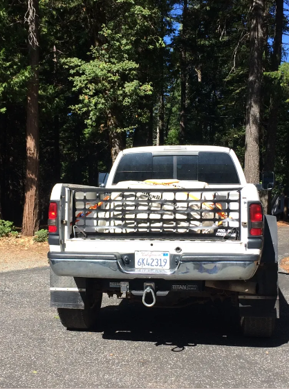 Ứng dụng Lưới chằng hàng bửng sau xe bán tải Ứng dụng Lưới chằng hàng bửng sau xe bán tải