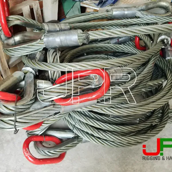 Sling cáp thép cẩu hàng 4 chân Hàn Quốc