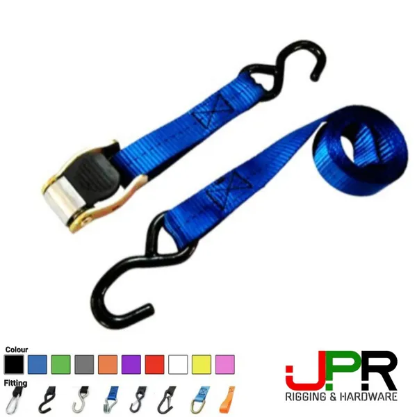 Dây chằng hàng khóa cam 500kg 2 đầu móc cao cấp