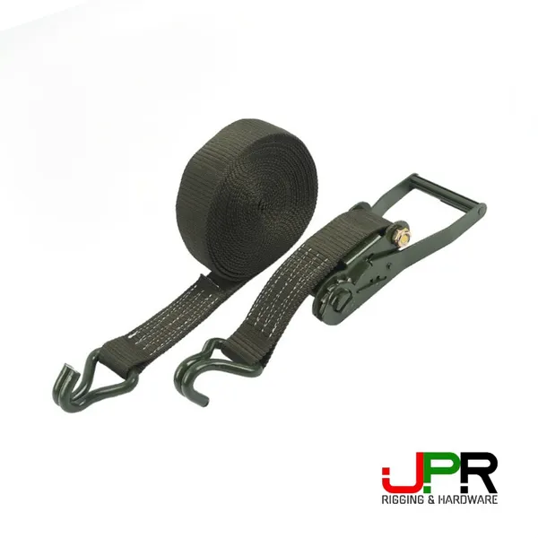Dây chằng hàng tăng đơ 5000kg bản 5cm - Màu Xanh quân đội