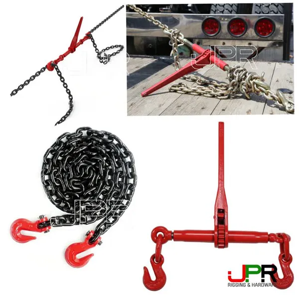 Bộ tăng đơ xích ống 10li + dây xích 2 đầu móc 10li