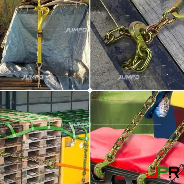 Dây chẳng hàng tăng đơ 5 tấn 2 đầu dây xích móc gài xích