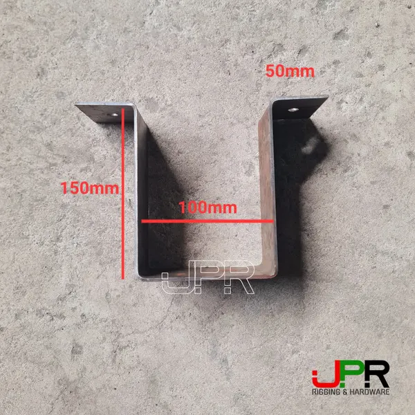 Pát đỡ sắt hộp 100x150mm dày 3.5li