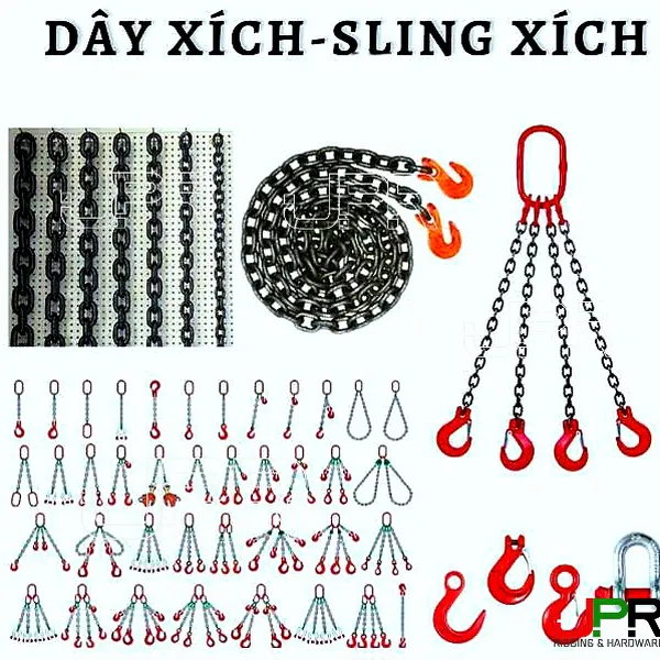 Dây Sling xích cẩu hàng 2 chân