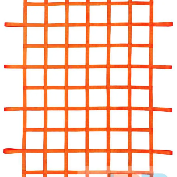 Lưới chằng hàng dây đai bản 25mm với các mắt mềm xung quanh