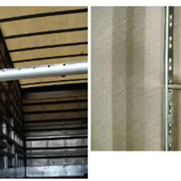 Thanh chắn hàng thùng xe cho ray E-track F-series có tay cầm