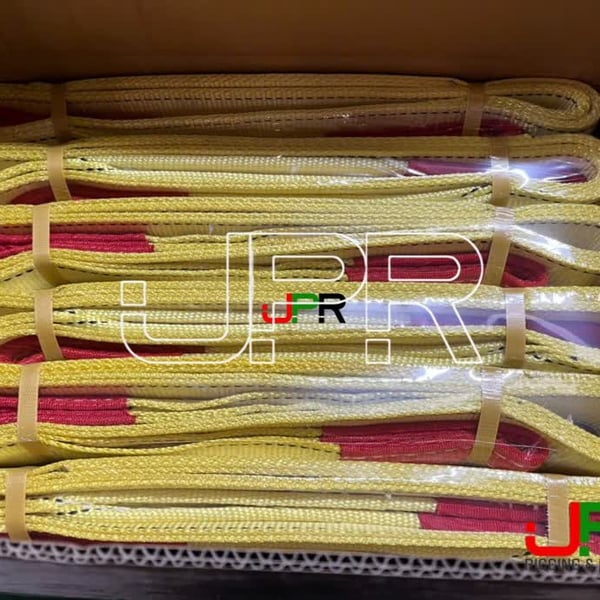 Dây đai chằng hàng polyester bản 75mm 10 tấn