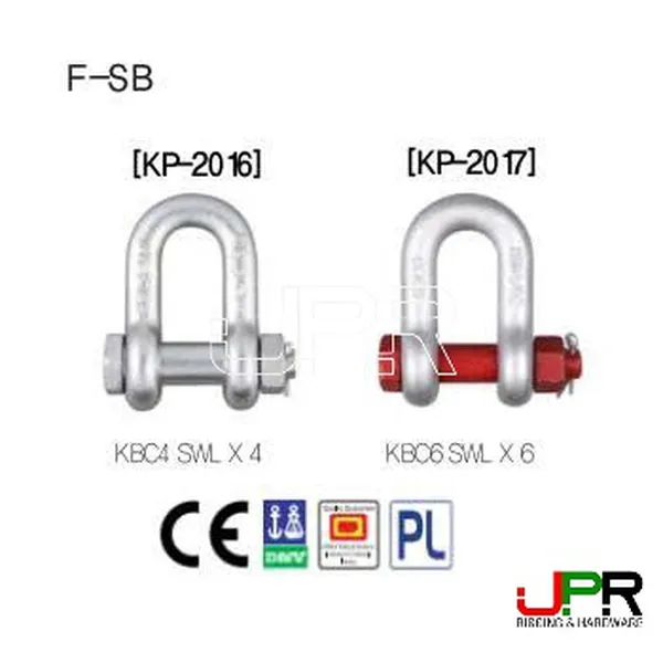 Ma ní chữ U chốt xỏ an toàn KBC Hàn Quốc
