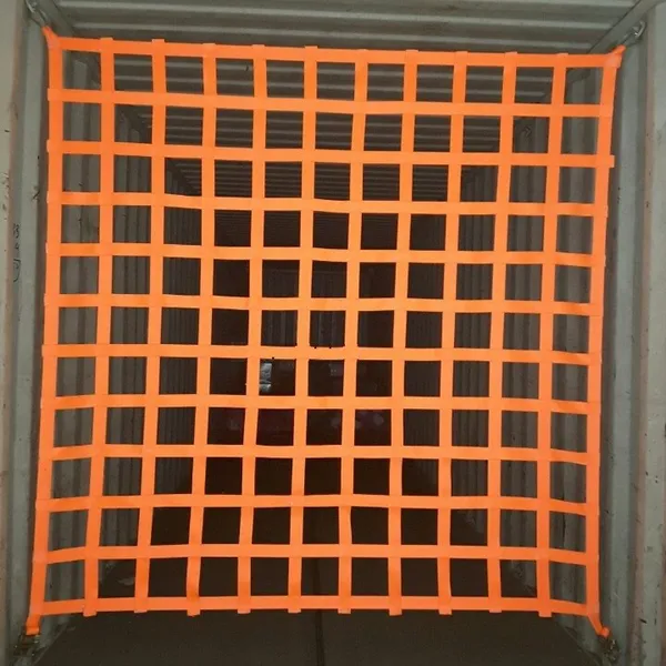Lưới dây đai chằng hàng cửa container - net webbing