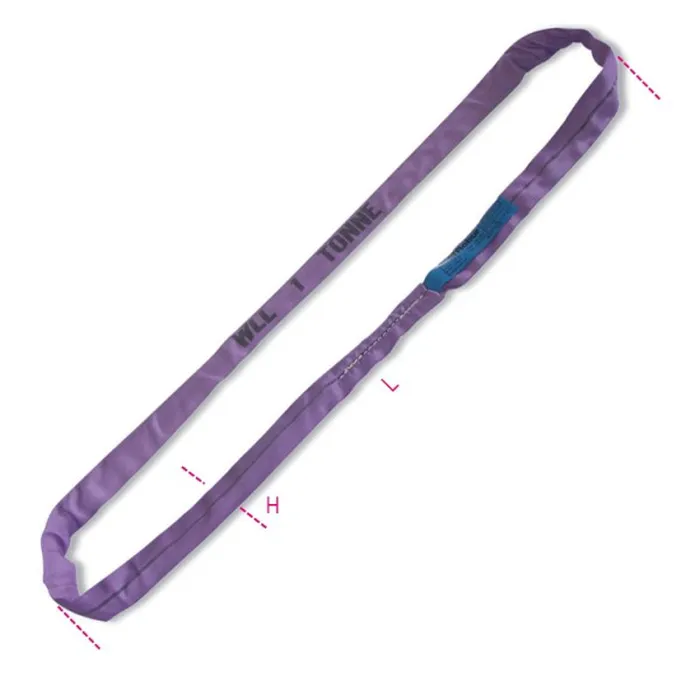 Dây cáp vải cẩu hàng 1 tấn bản tròn