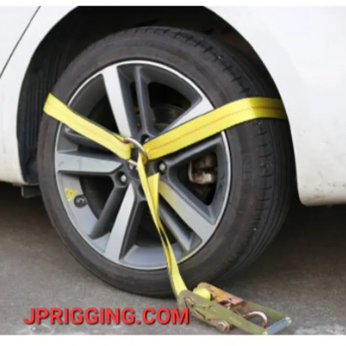 Bộ dây chằng hàng móc J - D Ring chằng bánh xe ô tô