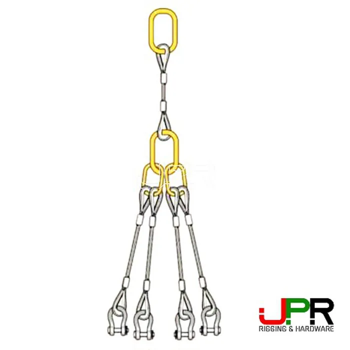 Sling cáp thép Hàn Quốc cẩu hàng 5 chân