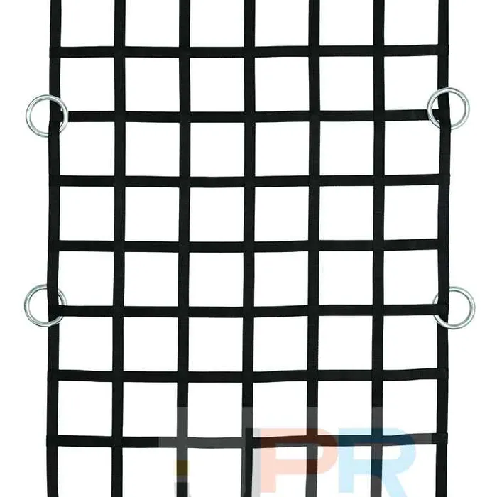 Lưới chằng hàng dây đai bản 25mm với các khoen xung quanh