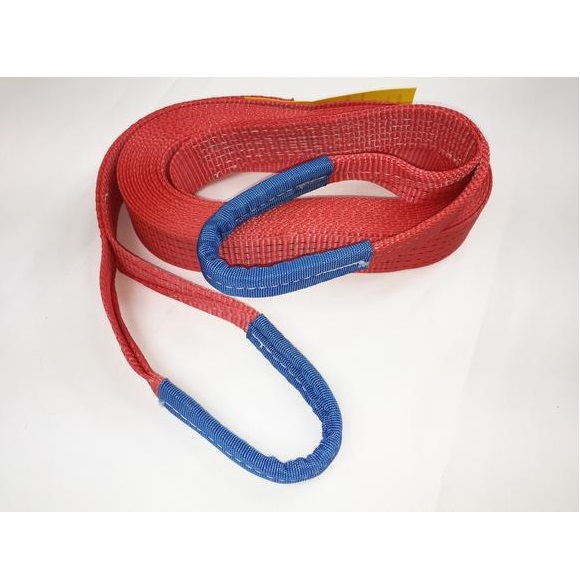 Dây đai kéo cứu hộ 1 lớp 2 đầu mắt Dây đai kéo cứu hộ 1 lớp 2 đầu mắt