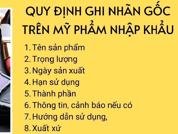 thủ tục nhập khẩu chai xịt dưỡng ẩm