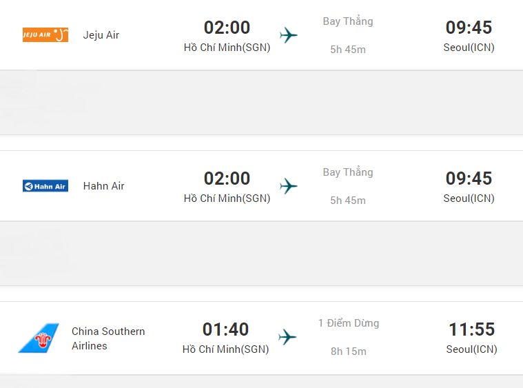 vận chuyển hàng từ HÀN QUỐC về việt nam