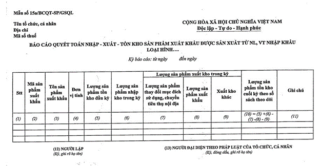 thủ tục hải quan hàng gia công