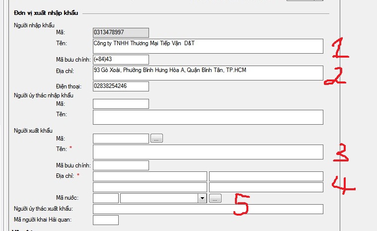 CÔNG TY DỊCH VỤ KHAI HẢI QUAN HÀNG NHẬP KHẨU