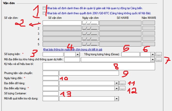 CÔNG TY DỊCH VỤ KHAI HẢI QUAN HÀNG NHẬP KHẨU