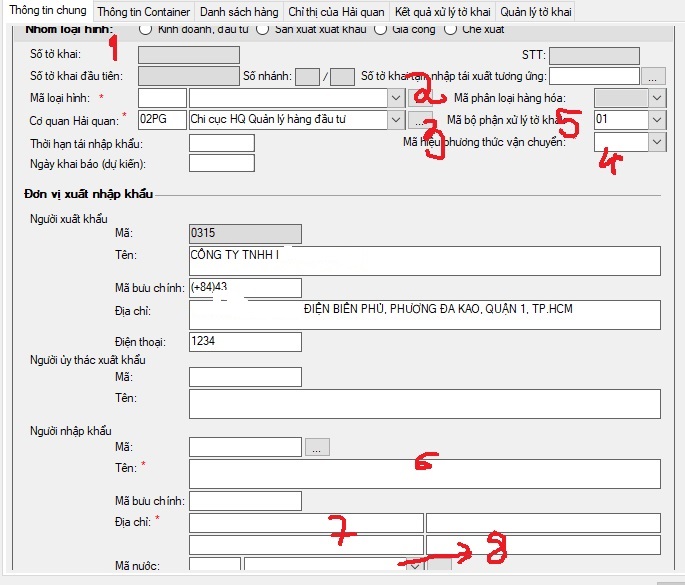 CÔNG TY DỊCH VỤ KHAI HẢI QUAN HÀNG XUẤT KHẨU