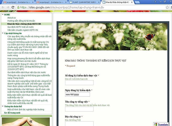 kiểm dịch thực vật hàng xuất khẩu