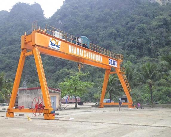 thủ tục nhập khẩu cầu trục cổng trục