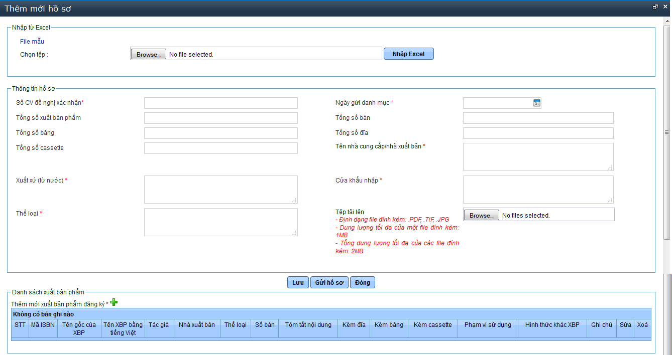 thủ tục nhập khấu sách, catalogue sản phẩm, bản đồ, văn hóa phẩm khác