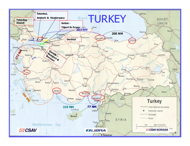 vận chuyển hàng từ thổ nhĩ kỳ về việt nam