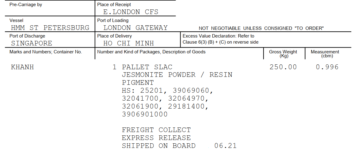 vận chuyển hàng từ anh về việt nam