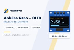 Hướng dẫn dùng màn hình OLED 0.96 inch SSD1306 với Arduino Nano
