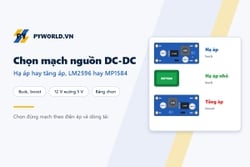 Mạch hạ áp, tăng áp DC-DC: buck, boost là gì và chọn LM2596, MP1584, XL6009 theo điện áp, dòng tải