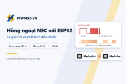 Điều khiển hồng ngoại hoạt động thế nào: sóng mang 38 kHz, giao thức NEC và ESP32