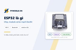 ESP32 là gì: chip Wi-Fi, Bluetooth hai nhân, module, bo DevKit, các dòng S3, C3, C6, cách lập trình