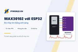 Cảm biến nhịp tim MAX30102 với ESP32: tín hiệu PPG, đếm nhịp không cần thư viện và giới hạn của SpO2