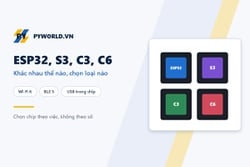 ESP32, ESP32-S3, C3, C6 khác nhau thế nào: so sánh thông số, chọn chip theo việc, lưu ý chuyển code