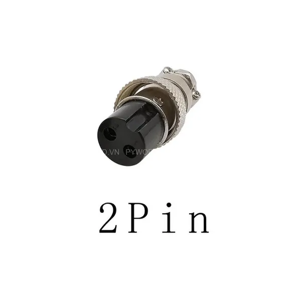 GX16-2P-C Đầu Nối Tròn Cái 2 Chân - JACK nối GX16