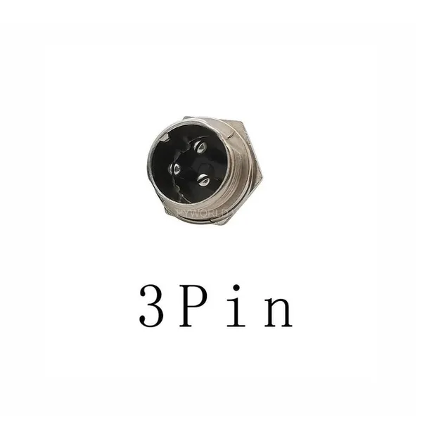 GX16-3P-D Đầu Nối Tròn Đực 3 Chân - JACK nối GX16